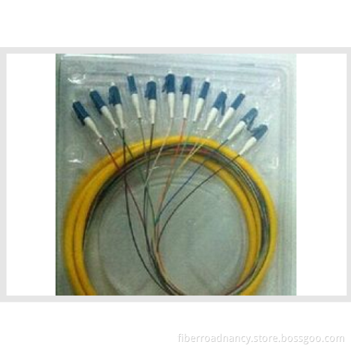 12 Cores LC Fiber Optic Patch Cord Single Mode